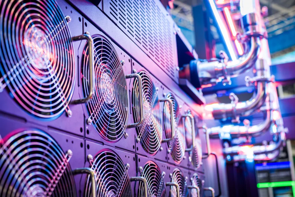 Cooling fans and equipment in a data center