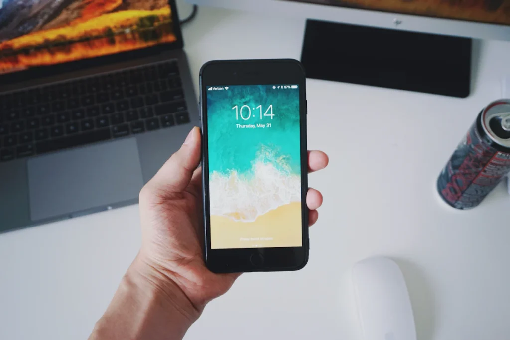 A smartphone illustrating mobile website testing